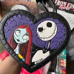 Nightmare Before Christmas - Jack & Sally Heart Crossbody by Loungefly